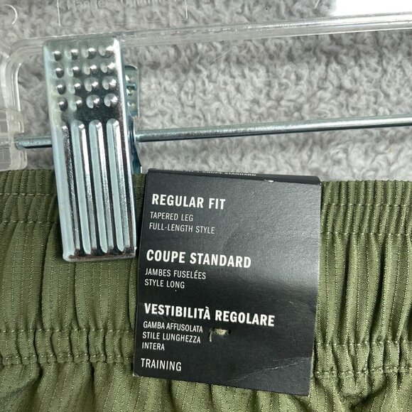 NEW Adidas Men's S Training Track Pants Olive Green Regular Fit - Picture 4 of 10